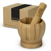 Branded Promotional Bamboo Mortar and Pestle